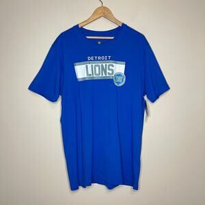 Detroit Lions NFL Football Men's 2024 NFL Sideline 3rd Down T-Shirt Blue XL